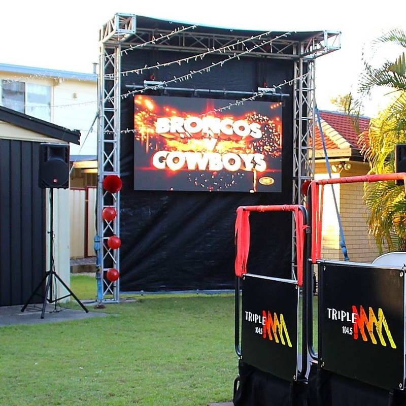 Airproof SMD Sewa LED Tembok Tampilan Multipurpose Full Color