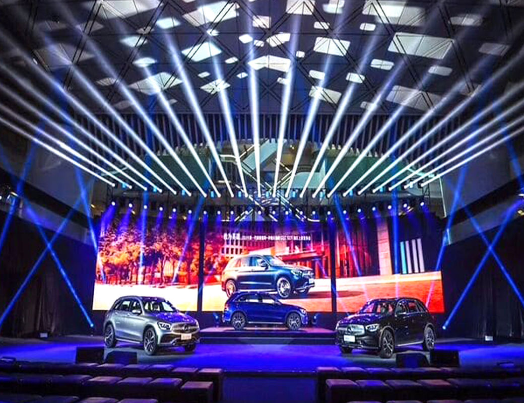 P2.97 64x64 Rental LED Display Screen SMD1921 Warna Penuh Untuk Panggung