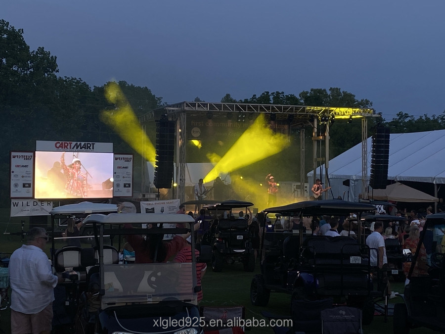 64x64 Stage LED Panel Screen Rental Multipurpose Full Color P3.91mm