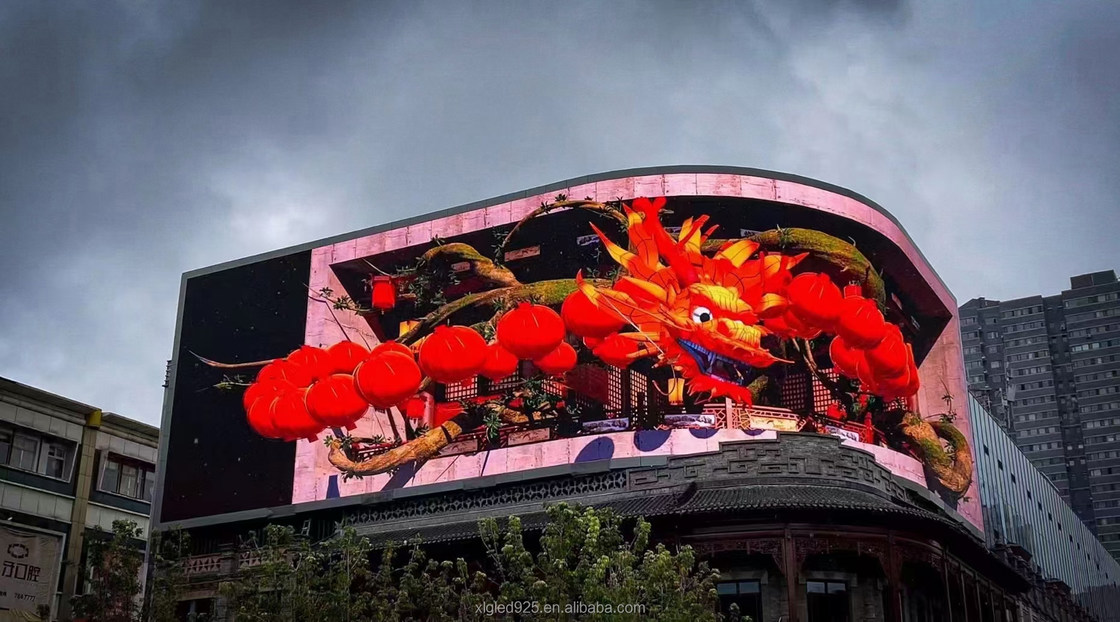SMD1921 RGB Outdoor LED Walls, LED Display Screen Untuk Iklan Luar Ruang