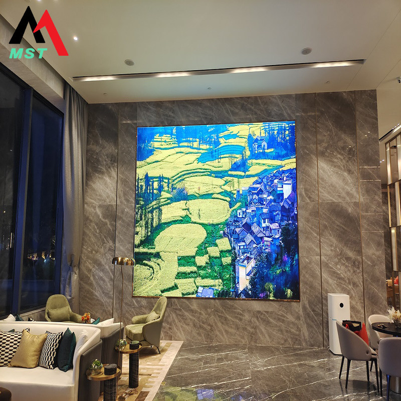 Layar LED Indoor Komersial P3.91 SMD2121 Warna Penuh