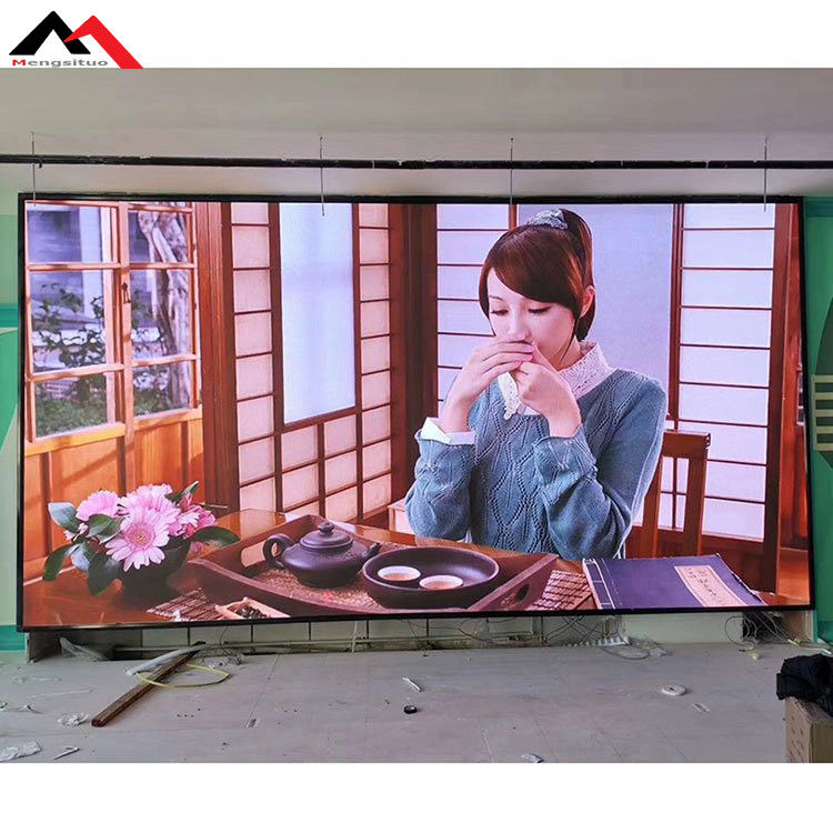 160x80 tahan lama dinding video dalam ruangan, layar layar LED untuk iklan dalam ruangan
