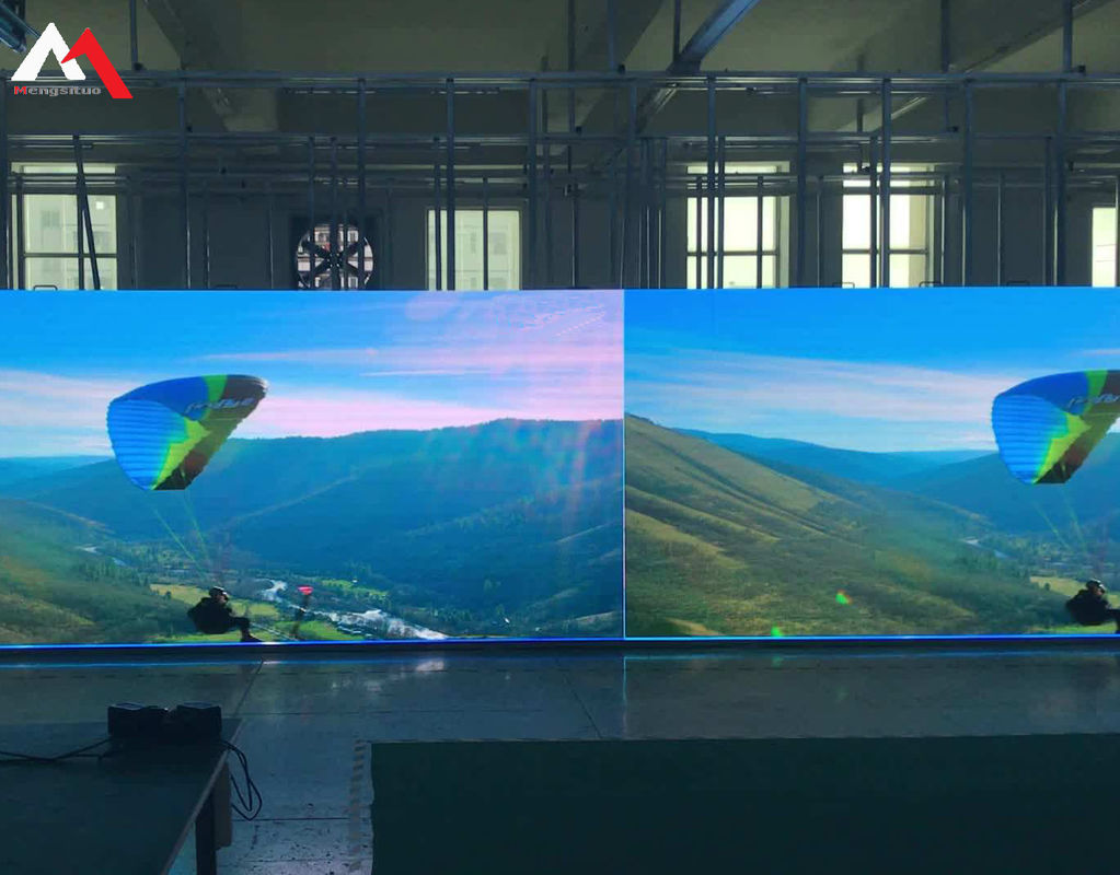 160x80 tahan lama dinding video dalam ruangan, layar layar LED untuk iklan dalam ruangan
