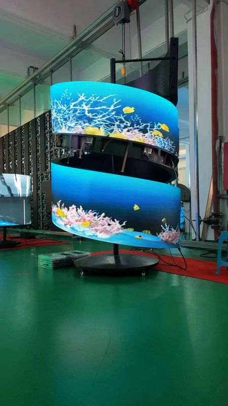 3840HZ Curved Concert Video Wall, SMD1515 LED Screen Untuk Pertunjukan Panggung
