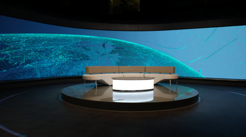3840Hz IP65 Teknologi layar inovatif, Multicolor Fleksibel LED Video Wall