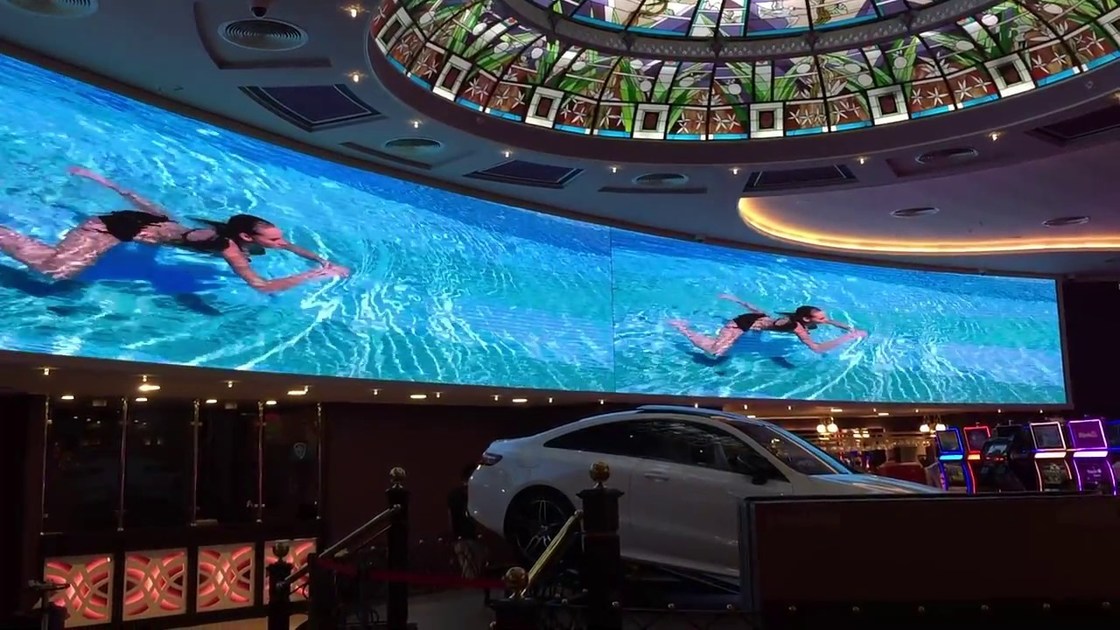 3840Hz IP65 Teknologi layar inovatif, Multicolor Fleksibel LED Video Wall