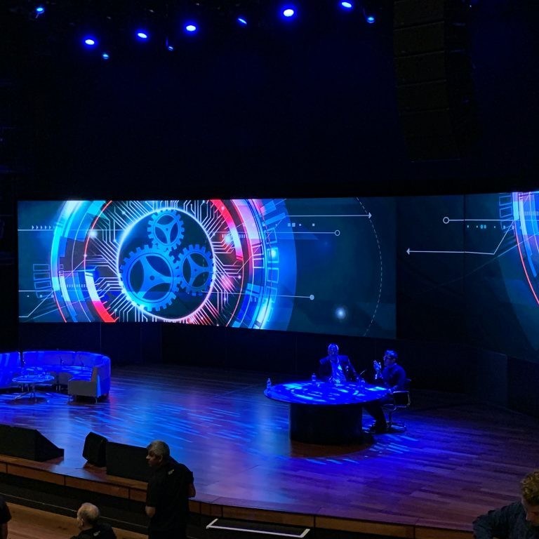 RGB HD Acara panggung LED Tampilan Multicolor Fleksibel Untuk Konser