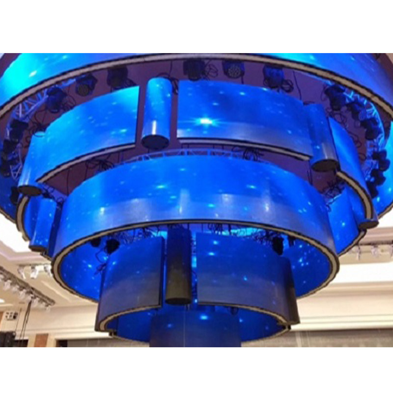 SMD Indoor Concert LED Screen P4.81 Besar Full Color Fleksibel