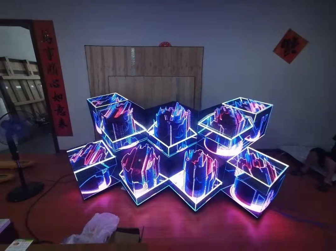 Lampu ringan Flex LED Display Screen Wall Multicolor 2mm Pixel Pitch