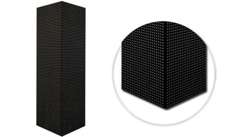 Seamless Corner Curved LED Video Wall, Pameran LED Display Soft Module